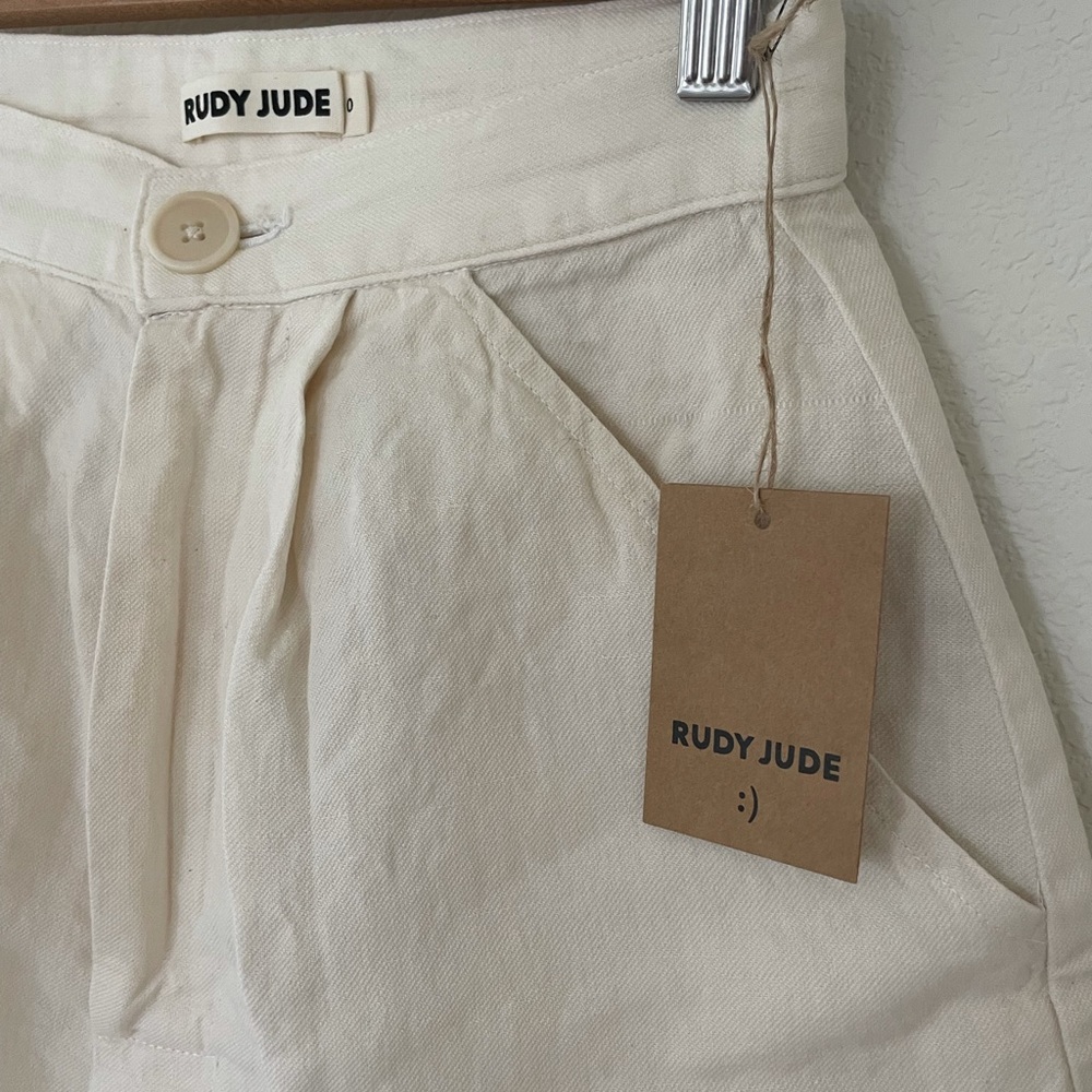 Rudy Jude Flax Shorts, Natural, Size 0 NWT